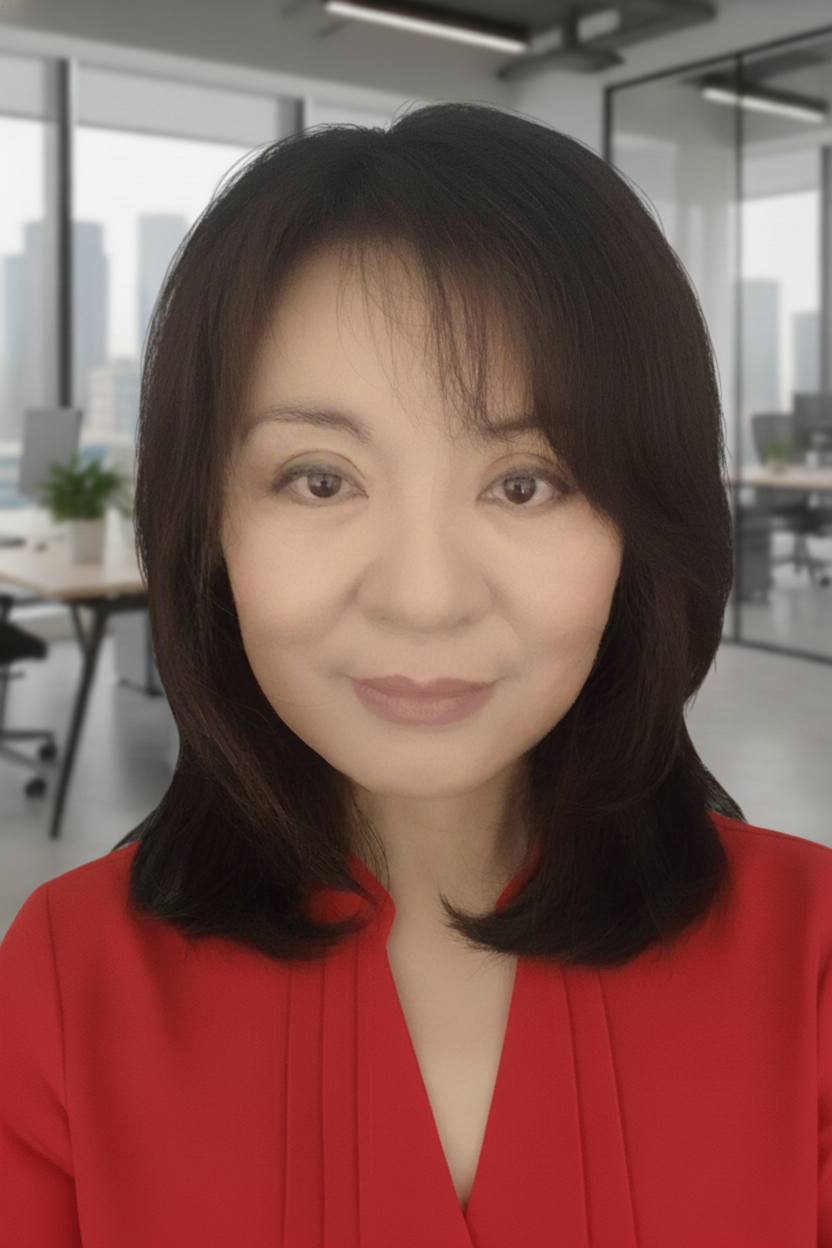 A professional and friendly accountant smiling